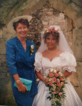 Our wedding day 18th July 1992