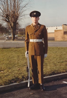 Dad's passing out parade 