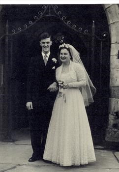 Geoffrey and Hazel's wedding 15.2.1958