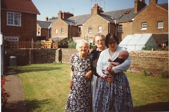 Mums, Grams, Sedi and Robert 1992
