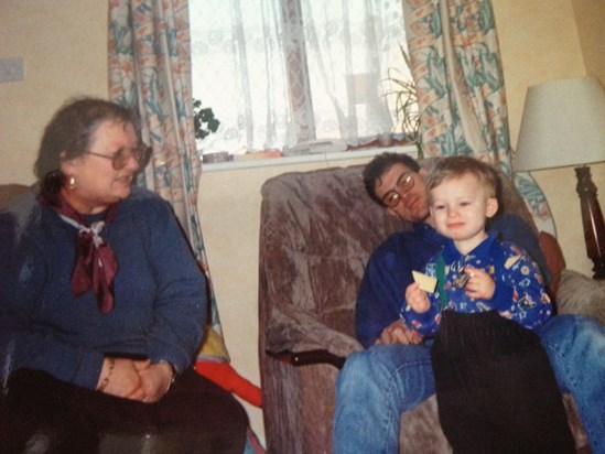 Grannie, Uncle Simon and Robert 1994