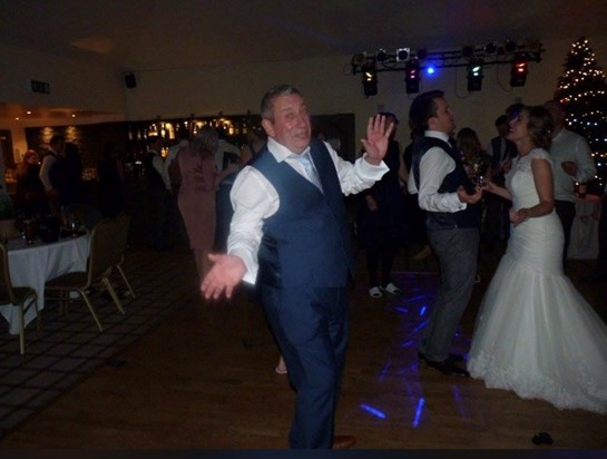 Disco Tom at our wedding 🥰