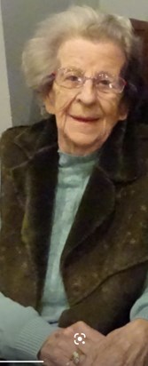 Daphne on her 90th birthday