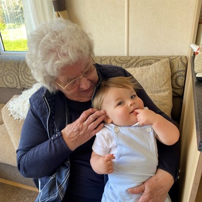 Bobi with his Great Gran