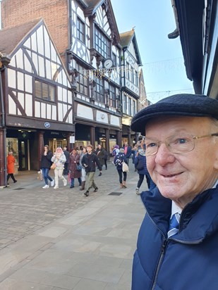 Enjoying a day out at Winchester