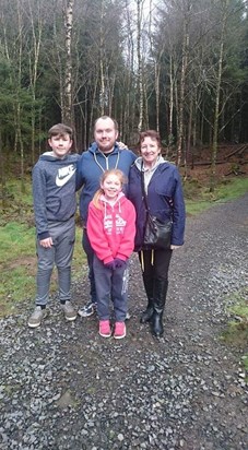 Mum's last visit to Scotland, with her grandchildren 