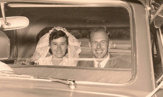 Ethel and Eric 1956 Wedding Bangkok