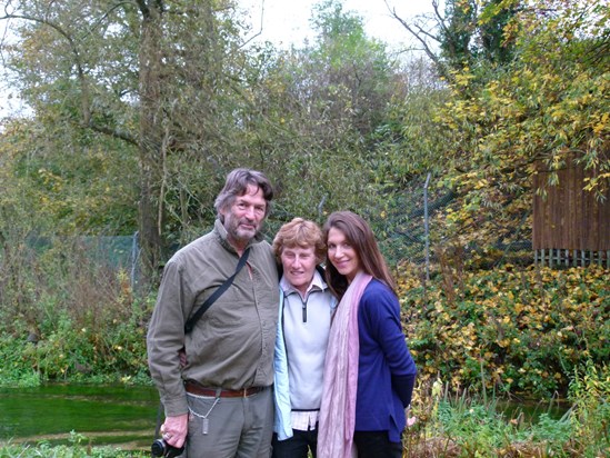 Jane with Patrick and Lorraine