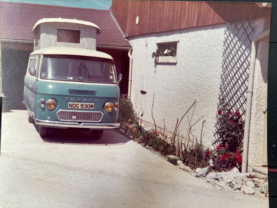 The infamous COMMER camper - 1975