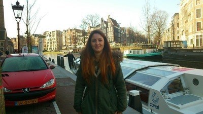 Laura in Amsterdam