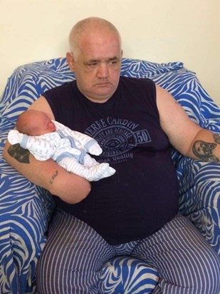 John with his youngest grandson Carson 