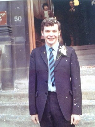 Dad on his wedding Day