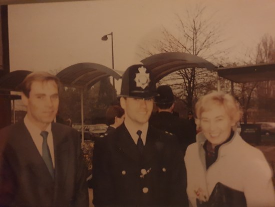 Passing out at Hendon. 1989