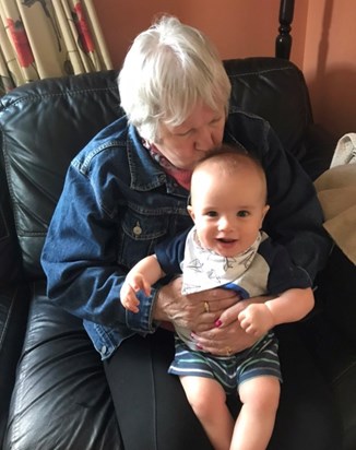 Theo with his Nanny x