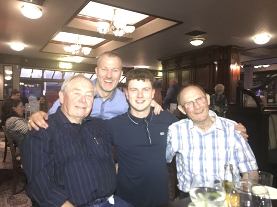 Granda Hughie down botch in Spoons - sent by Ann & John