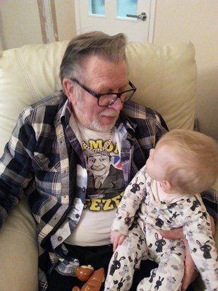 Grandad with Amelia