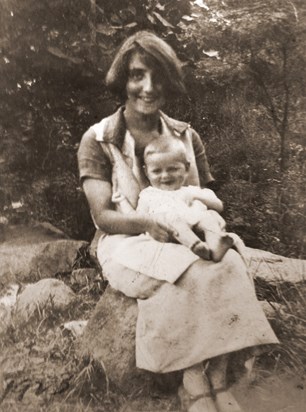 Ruth Goldfarb, June's mom, circa 1923. This is the only picture of June as a baby. 