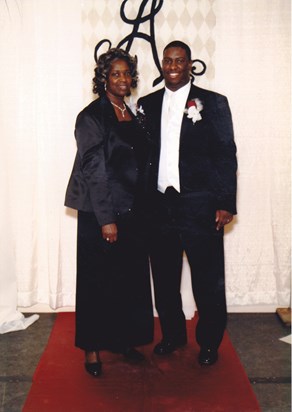 Ed and his mom, Jeanette Dawkins Harrison