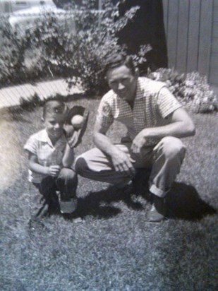 Me & you dad, about 59 or 60 yeasts ago!!! God I  miss you!!!