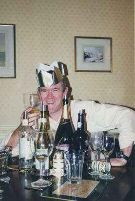 Never too much wine!! XMAS 2000