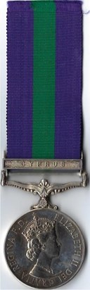 Dads Service Medal   Cyprus