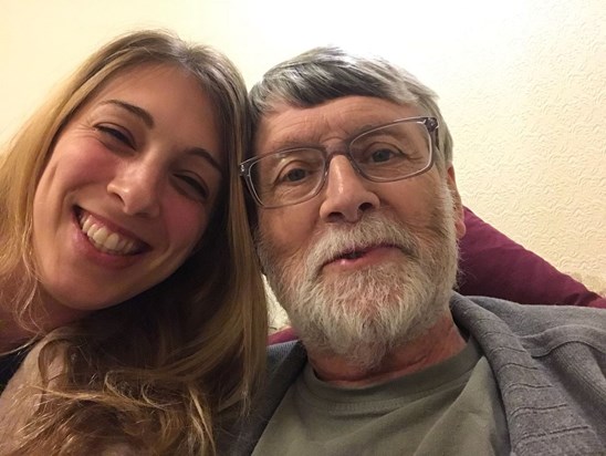 Daughter Melissa with Dad
