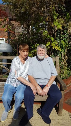 Sue and Simon in the sun 