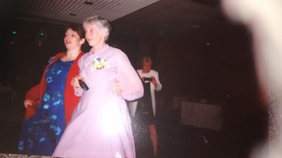 Mum & Ally at Candy & Jim wedding, She loved to dance xx