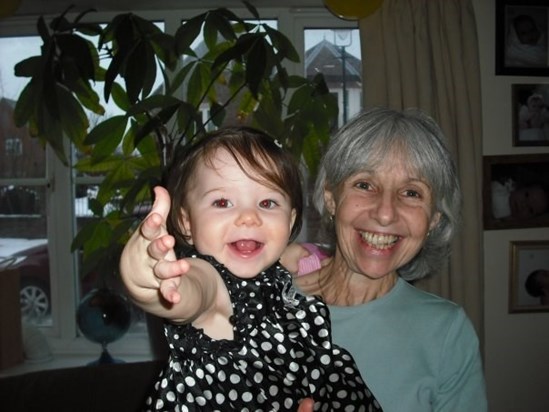 Nanna & Talia on Talia's 1st Birthday 2010