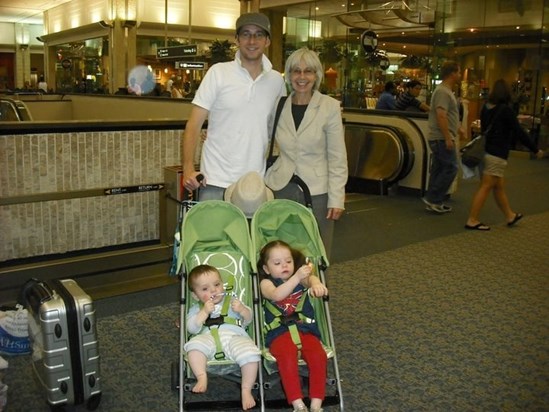 At the airport on our way to Florida for the Franklin-Aguilar wedding! 2011