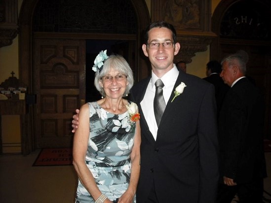 Me and Mum at Andrew and Gloria's wedding 2011