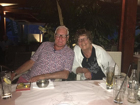 Mum and Dad on their favourite holiday destination of kefalonia 