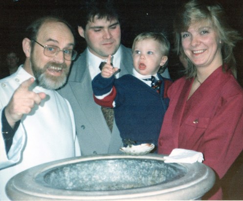 Christophers christening 1991
