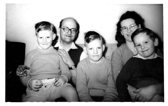 Roy and Doreen with young family