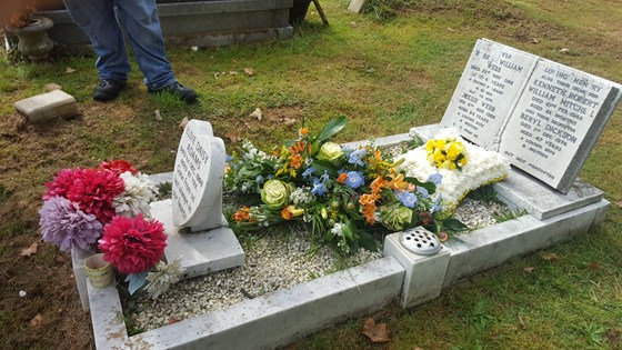Doreen's Flowers - Webb family grave