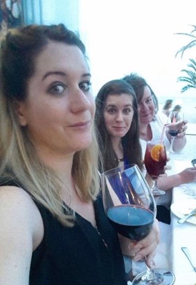 Javea / Xabia, Spain (Patrick’s Wedding) 2016, enjoying a glass of Sangria.