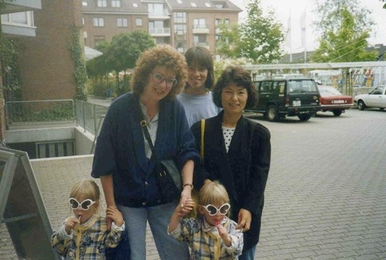 AnneMarie with Namhi, Kim, Jackie and Joanne.
