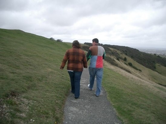 AnneMarie & Anthony - Beachy Head, 2009