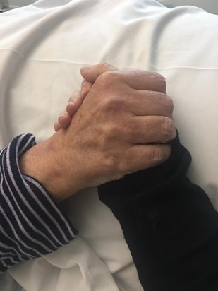 AnneMarie & Joanne holding hands. 24th October 2019