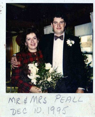 Mr & Mrs. Peall, December 10th 1995