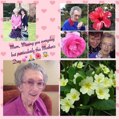 My 1st Mother's Day without you Mam very sad and missed you soooo much, love you Mam hope you liked the flowers and the Angels looked after you ????????