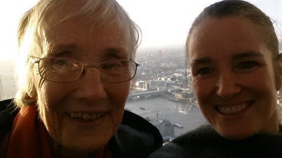 This is us at the top of The Shard getting ready for the sunset!! Thank you for the treat Mum! Xx