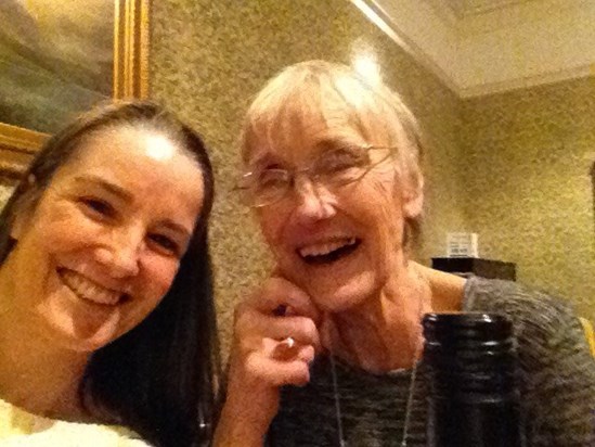 Mum and I trying out a selfie at The Grand Hotel in Tynemouth. We laughed a lot! Xx