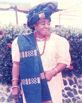 Mama at a CWO event - Enugu circa 1980