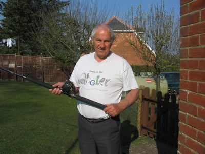 Fishing rod won in competition