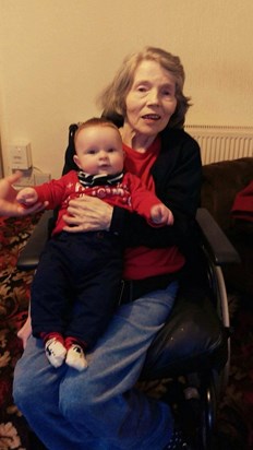 Ethan with Granny Annie