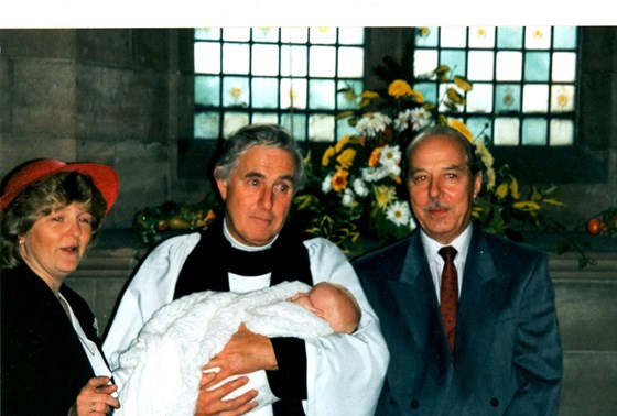 Dad with Rev'd Bill Highton