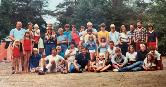 Holland, early 80’s. Dad is in plaster (at the front) but still in charge of photography