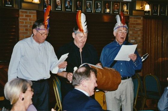 A tribute song at Gary & Jill's Leaving Party