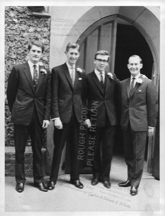 1965 L-R Michael Moxon, Ken Southern, Barry Moore and James Cochrane